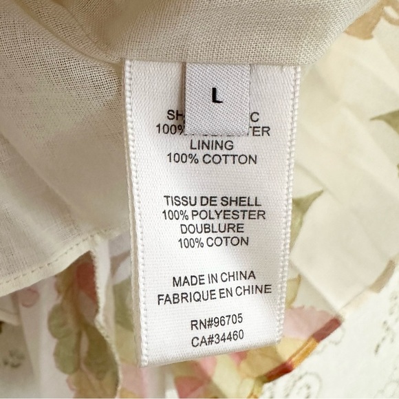 Rebecca Taylor Wild Peony Pleated Tank - Picture 14 of 16